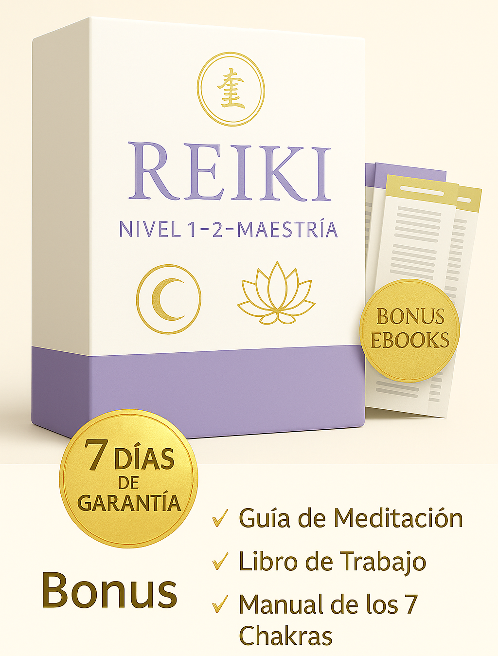 CURSO DE REIKI Nivel I , II y Maestría